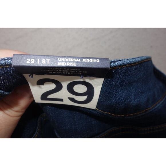 NEW GAP Mid Rise Super Skinny Ankle Legging Jeans Super Stretch Women's 8T 29 - Picture 6 of 8